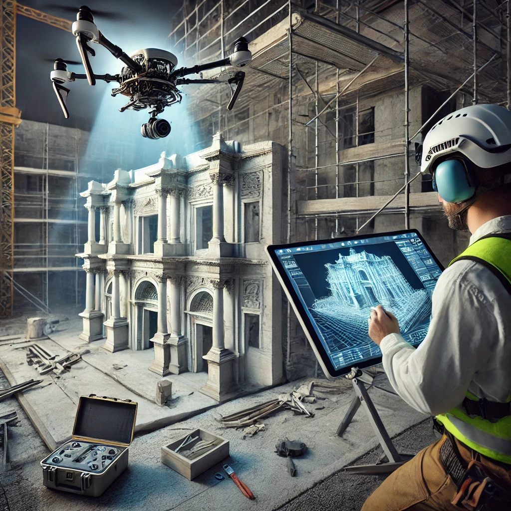 Innovación Tecnológica en la Rehabilitación: Drones, Escáneres 3D y Más para Optimizar Proyectos